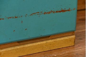 レトロ家具　昭和レトロ 1970年代　ポップなカラーチェスト(ドロワー、引き出し、タンス)