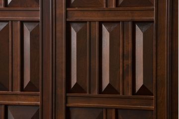 中古　松本民芸家具　希少なSII型洋服タンス　定価約59万　(ワードローブ、洋服箪笥)