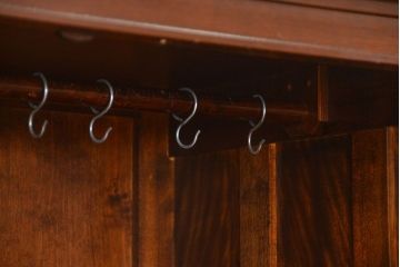 中古　松本民芸家具　希少なSII型洋服タンス　定価約59万　(ワードローブ、洋服箪笥)