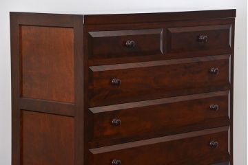 中古　松本民芸家具　D-34型整理タンス　定価約31万9000円　(箪笥)