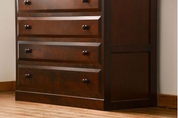 中古　松本民芸家具　D-34型整理タンス　定価約31万9000円　(箪笥)