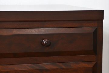 中古　松本民芸家具　D-34型整理タンス　定価約31万9000円　(箪笥)