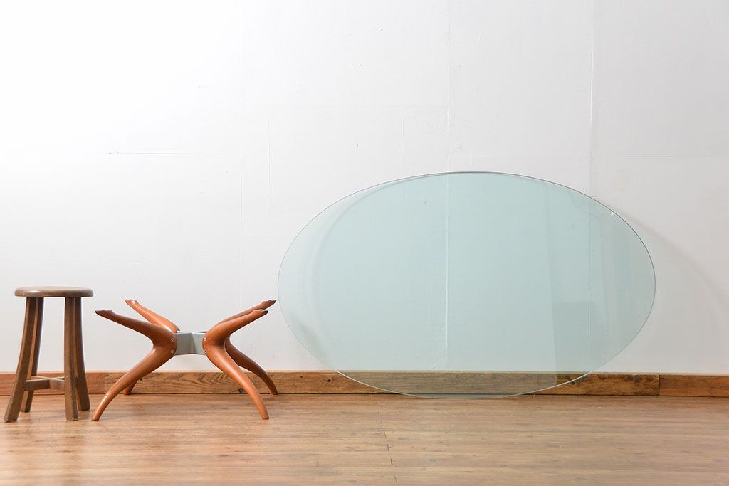 中古　アクタス取扱い　イタリアポラダ(porada)社　リビングテーブル　定価約21万円(センターテーブル)