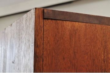 アンティーク家具　総無垢材の特大マス目棚(升目棚、飾り棚、陳列棚)4×5(1)