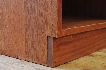 アンティーク家具　総無垢材の特大マス目棚(升目棚、飾り棚、陳列棚)4×5(2)