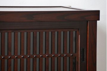 中古　三越で購入　上質な高級水屋箪笥　定価約35万円(茶箪笥、食器棚、収納棚)