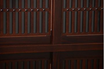 中古　三越で購入　上質な高級水屋箪笥　定価約35万円(茶箪笥、食器棚、収納棚)