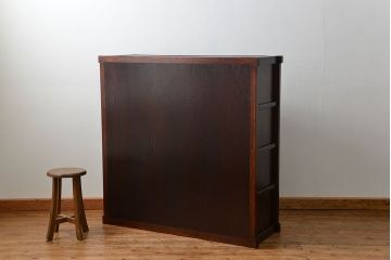 中古　三越で購入　上質な高級水屋箪笥　定価約35万円(茶箪笥、食器棚、収納棚)