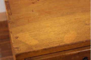 レトロ家具　昭和レトロ 古い木の三段小引き出し