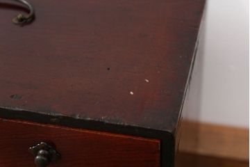 アンティーク家具　古民具・骨董 前面欅材の5杯小引き出し