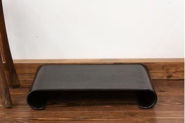 アンティーク家具　アンティーク 古い唐木の巻き花台　(飾り台)
