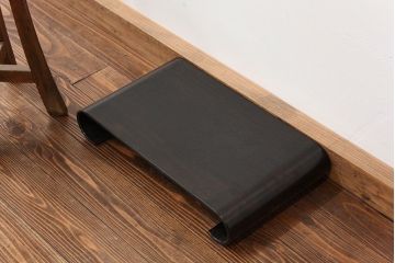 アンティーク家具　アンティーク 古い唐木の巻き花台　(飾り台)