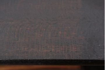 アンティーク家具　アンティーク 古い唐木の巻き花台　(飾り台)