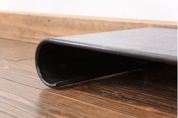 アンティーク家具　アンティーク 古い唐木の巻き花台　(飾り台)