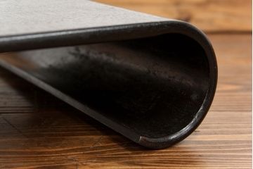 アンティーク家具　アンティーク 古い唐木の巻き花台　(飾り台)
