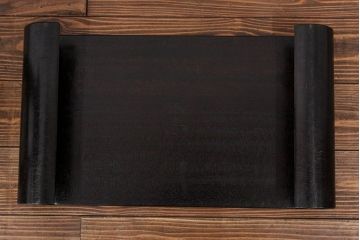 アンティーク家具　アンティーク 古い唐木の巻き花台　(飾り台)
