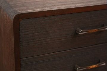 アンティーク家具　古民具・骨董 古い桐材の二杯小引き出し