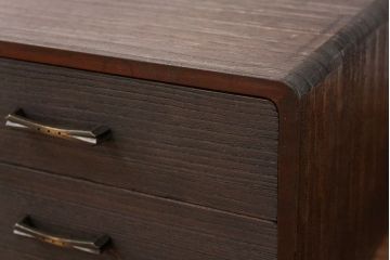 アンティーク家具　古民具・骨董 古い桐材の二杯小引き出し