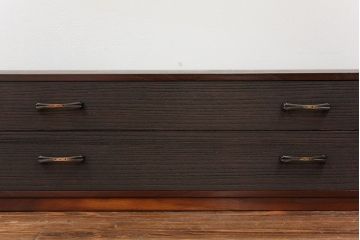 アンティーク家具　古民具・骨董 古い桐材の二杯小引き出し