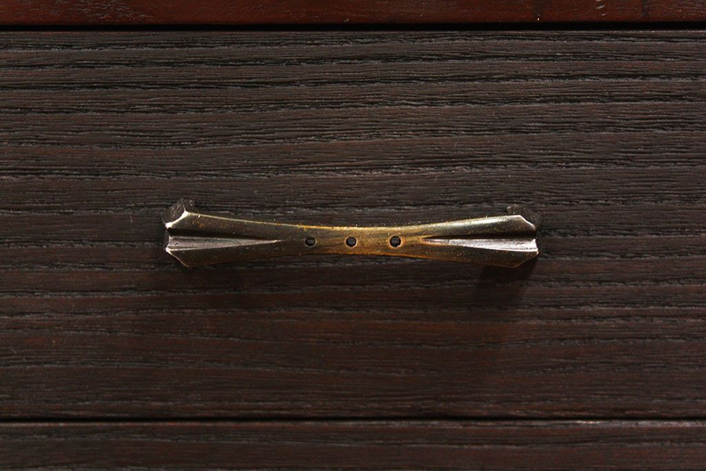 アンティーク家具　古民具・骨董 古い桐材の二杯小引き出し