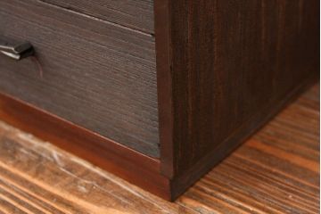 アンティーク家具　古民具・骨董 古い桐材の二杯小引き出し