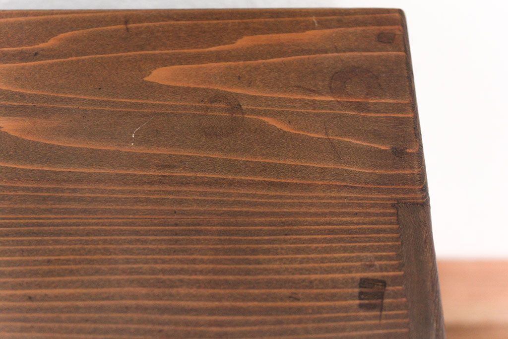 レトロ家具　昭和レトロ 引き出し3杯のアンティーク小引き出し　