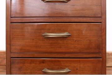 レトロ家具　昭和レトロ 引き出し3杯のアンティーク小引き出し　