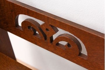 アンティーク家具　アンティーク 古いナラ材の上質な本立て