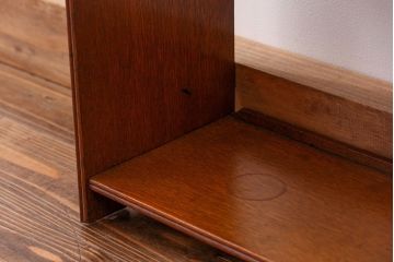 アンティーク家具　アンティーク 古いナラ材の上質な本立て