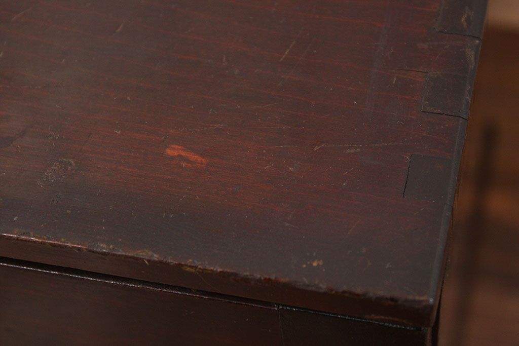 レトロ家具　昭和レトロ 珍品　歯医者さんの古い往診箱(小引き出し)