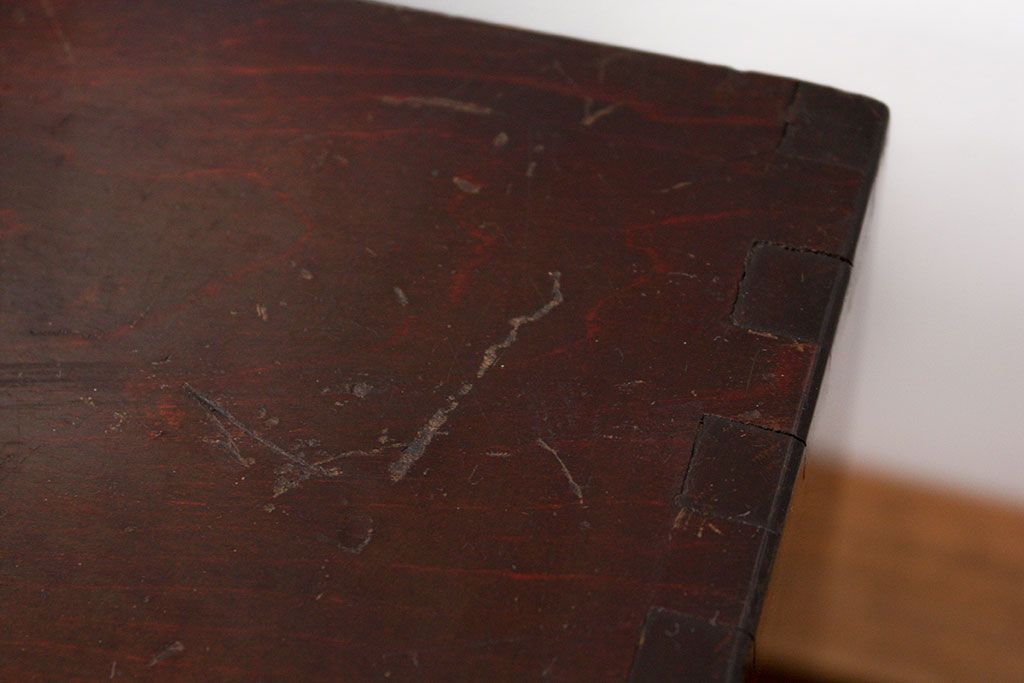 レトロ家具　昭和レトロ 珍品　歯医者さんの古い往診箱(小引き出し)