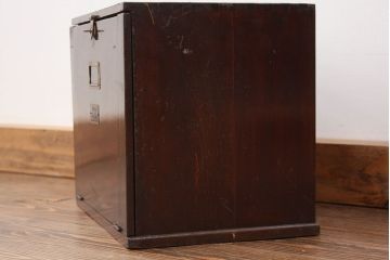 レトロ家具　昭和レトロ 珍品　歯医者さんの古い往診箱(小引き出し)