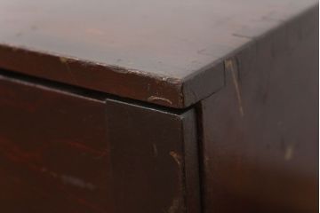 レトロ家具　昭和レトロ 珍品　歯医者さんの古い往診箱(小引き出し)