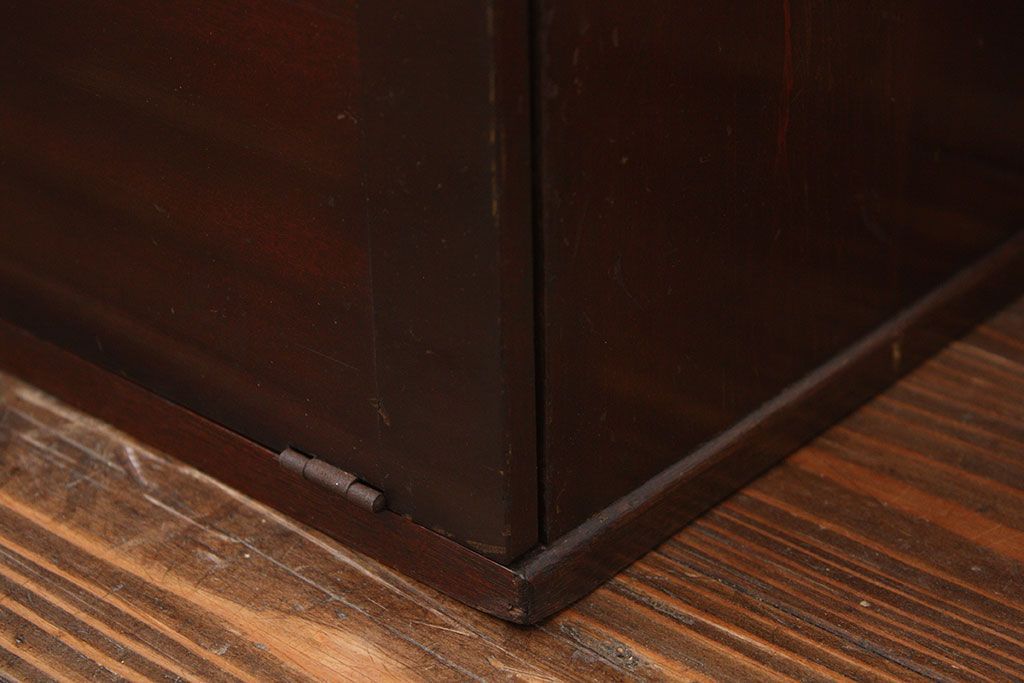 レトロ家具　昭和レトロ 珍品　歯医者さんの古い往診箱(小引き出し)