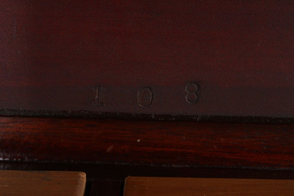 レトロ家具　昭和レトロ 珍品　歯医者さんの古い往診箱(小引き出し)