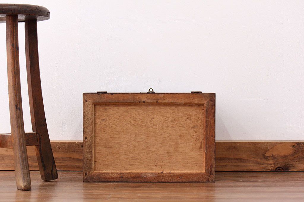 レトロ家具　昭和レトロ 珍品　歯医者さんの古い往診箱(小引き出し)