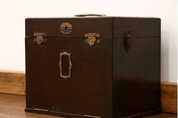 アンティーク家具　アンティーク 歯医者さんの古い往診箱(小引き出し、裁縫箱)