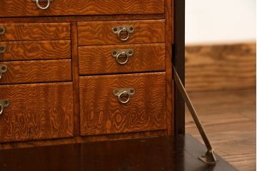アンティーク家具　アンティーク 歯医者さんの古い往診箱(小引き出し、裁縫箱)