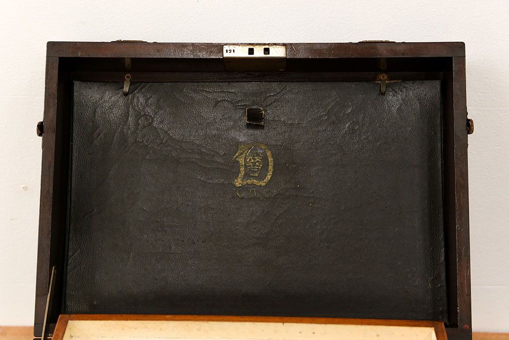 アンティーク家具　アンティーク 歯医者さんの古い往診箱(小引き出し、裁縫箱)