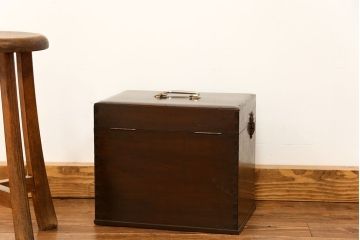 アンティーク家具　アンティーク 歯医者さんの古い往診箱(小引き出し、裁縫箱)
