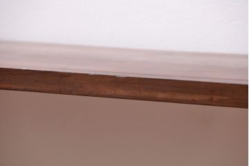 アンティーク家具　アンティーク 天板一枚板　使い込まれた古材天板の鉄脚センターテーブル(1)(ベンチ、長椅子、長イス)