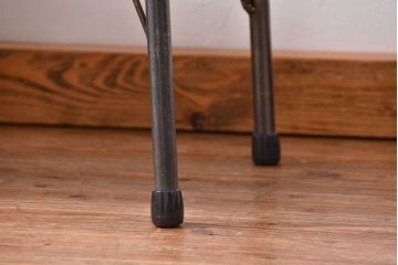 アンティーク家具　アンティーク 天板一枚板　使い込まれた古材天板の鉄脚センターテーブル(2)(ベンチ、長椅子、長イス)