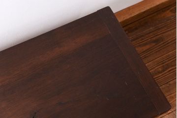 アンティーク家具　アンティーク 使い込まれた古材天板の鉄脚センターテーブル(2)(机、ベンチ、長椅子)