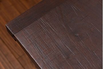 アンティーク家具　アンティーク 使い込まれた古材天板の鉄脚センターテーブル(2)(机、ベンチ、長椅子)