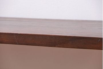 アンティーク家具　アンティーク 使い込まれた古材天板の鉄脚センターテーブル(2)(机、ベンチ、長椅子)