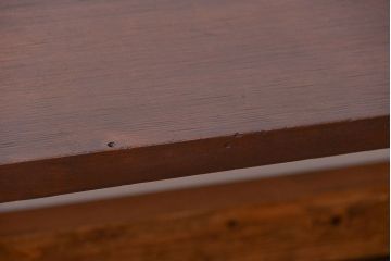 アンティーク家具　アンティーク 使い込まれた古材天板の鉄脚センターテーブル(2)(机、ベンチ、長椅子)