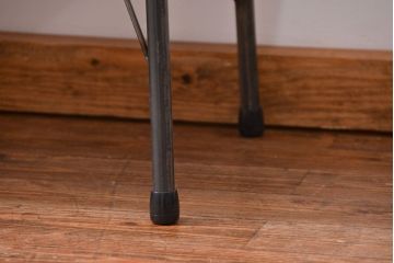 アンティーク家具　アンティーク 天板一枚板　使い込まれた古材天板の鉄脚センターテーブル(7)(ベンチ、長椅子、長イス)