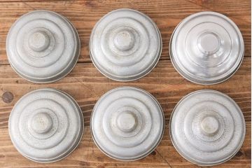 アンティーク雑貨　昭和レトロ 古い六連菓子瓶(ビン)