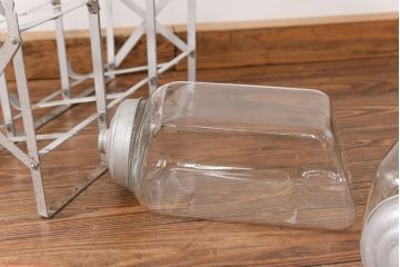 アンティーク雑貨　昭和レトロ 古い六連菓子瓶(ビン)