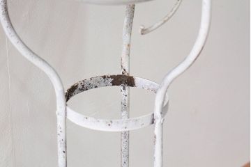 アンティーク雑貨　アンティーク 古いホーロー洗面器(1)(シンク、手洗いスタンド)